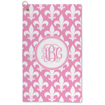 Fleur De Lis Microfiber Golf Towel (Personalized)