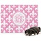 Fleur De Lis Dog Blanket (Personalized)