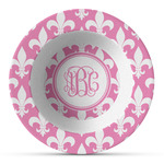 Fleur De Lis Plastic Bowl - Microwave Safe - Composite Polymer (Personalized)
