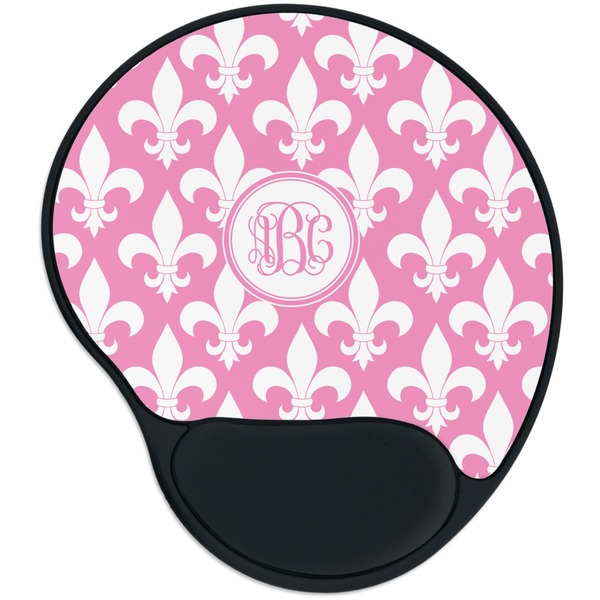 Custom Fleur De Lis Mouse Pad with Wrist Support