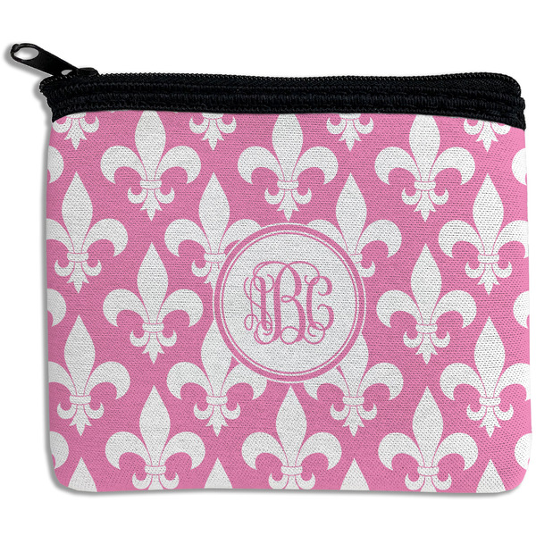 Custom Fleur De Lis Rectangular Coin Purse (Personalized)
