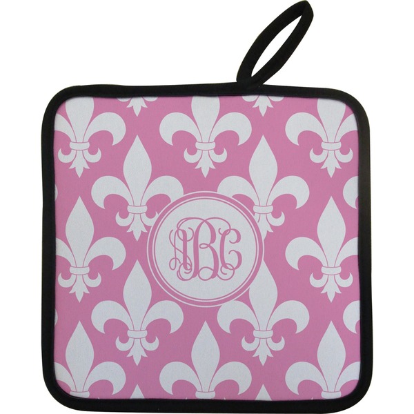 Custom Fleur De Lis Pot Holder w/ Monogram