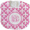 Fleur De Lis Velour Baby Bib w/ Monogram