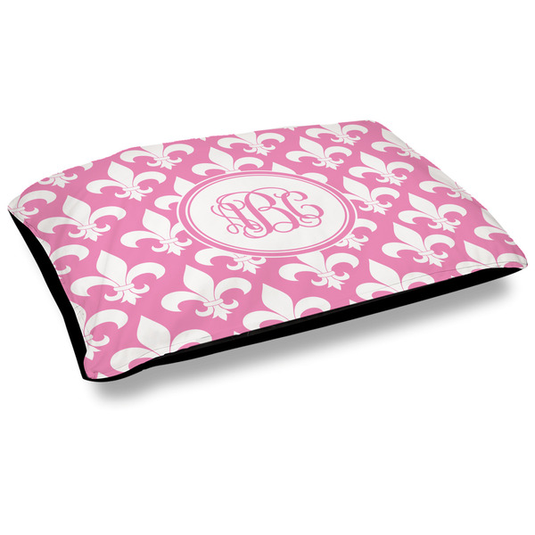 Custom Fleur De Lis Dog Bed w/ Monogram