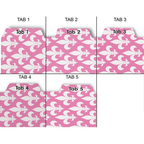 Fleur De Lis Page Dividers - Set of 5 - Approval