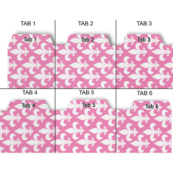 Fleur De Lis Page Dividers - Set of 6 - Approval