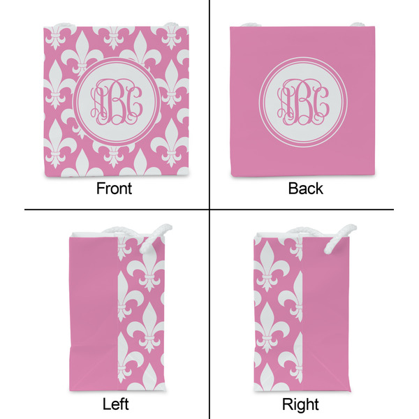 Fleur De Lis Party Favor Gift Bag - Matte - Approval
