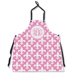 Fleur De Lis Apron Without Pockets w/ Monogram