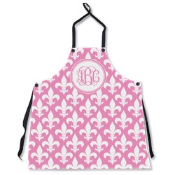 Fleur De Lis Apron Without Pockets w/ Monogram