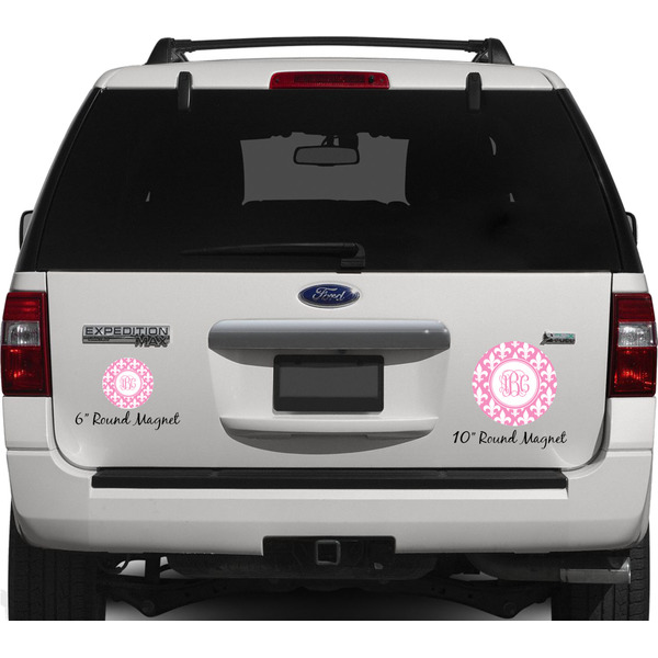 Fleur De Lis Personalized Car Magnets on Ford Explorer