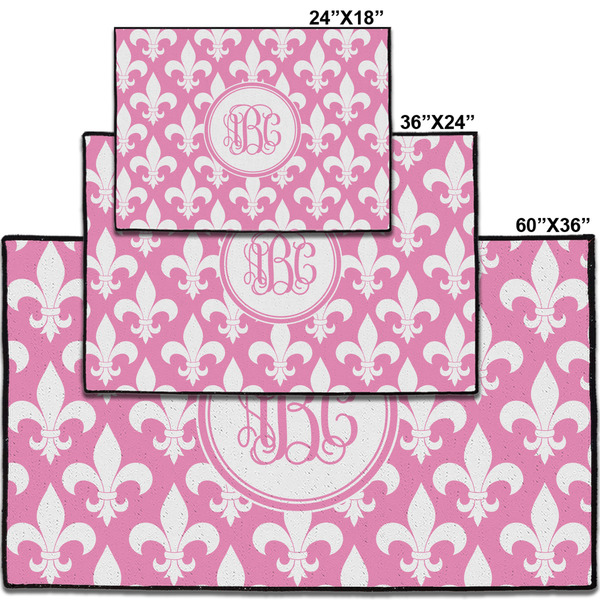Fleur De Lis Personalized Door Mat - Group Parent IMF