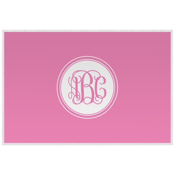 Fleur De Lis Personalized Placemat (Back)