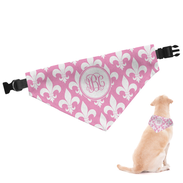Custom Fleur De Lis Dog Bandana (Personalized)