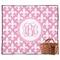Fleur De Lis Outdoor Picnic Blanket (Personalized)