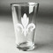 Fleur De Lis Pint Glass - Engraved (Single)