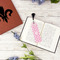 Fleur De Lis Plastic Bookmarks - In Context