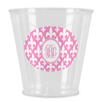 Fleur De Lis Plastic Shot Glass (Personalized)