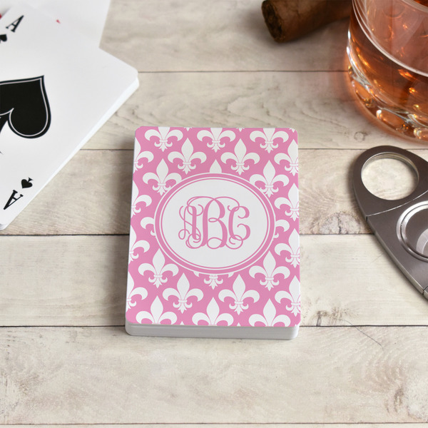 Fleur De Lis Playing Cards - In Context