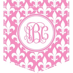Fleur De Lis Iron On Faux Pocket (Personalized)