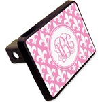 Fleur De Lis Rectangular Trailer Hitch Cover - 2" (Personalized)