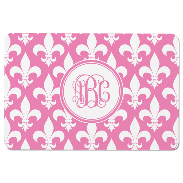 Fleur De Lis Rectangular Fridge Magnet - FRONT
