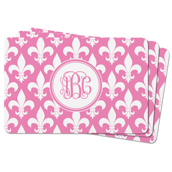 Fleur De Lis Rectangular Fridge Magnet - THREE