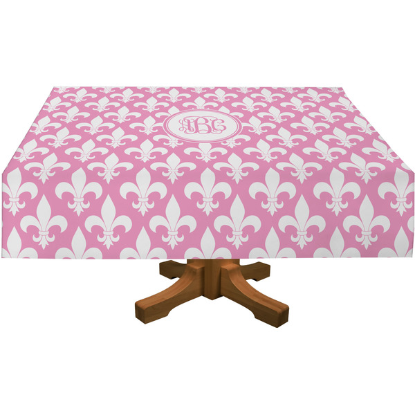 Pink Fleur De Lis Tablecloths (Personalized)