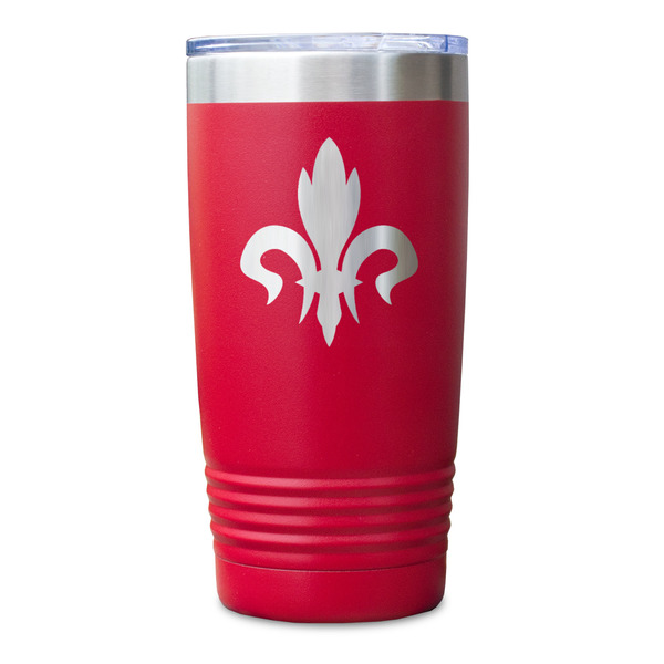 Fleur De Lis Red Polar Camel Tumbler - 20oz - Single Sided - Approval