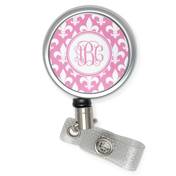 Custom Fleur De Lis Retractable Badge Reel (Personalized)