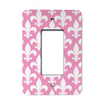 Fleur De Lis Rocker Style Light Switch Cover - Single Switch