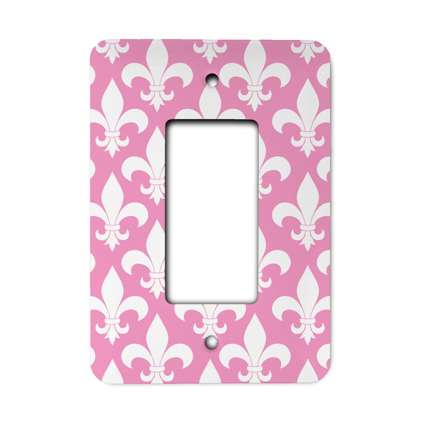 Custom Fleur De Lis Rocker Style Light Switch Cover