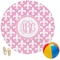 Fleur De Lis Round Beach Towel (Personalized)