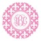 Fleur De Lis Round Decal - Small (Personalized)