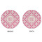 Fleur De Lis Round Linen Placemats - APPROVAL (double sided)