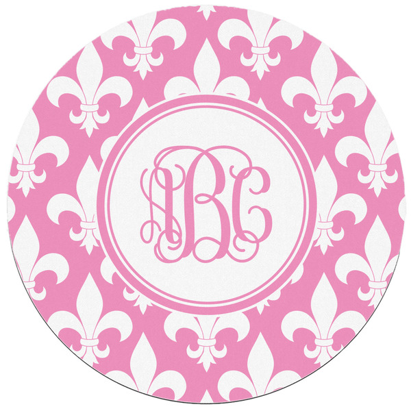 Fleur De Lis Round Mousepad - APPROVAL