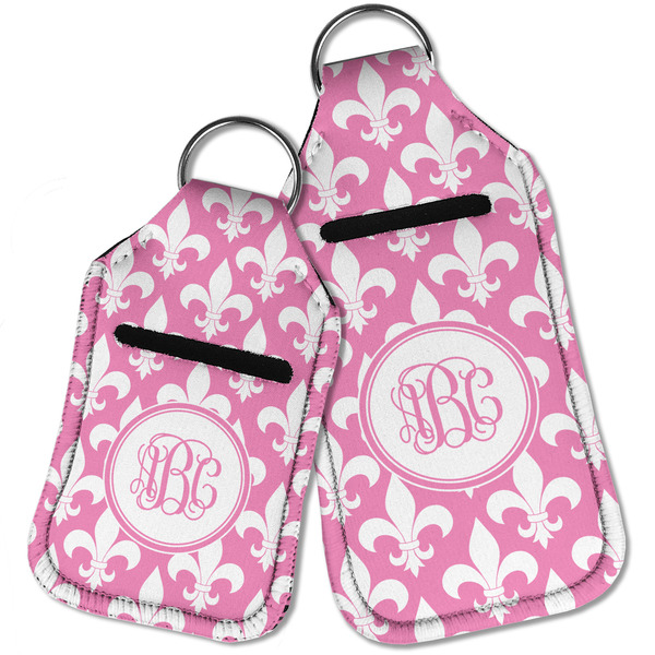Fleur De Lis Sanitizer Holder Keychain - Parent Main