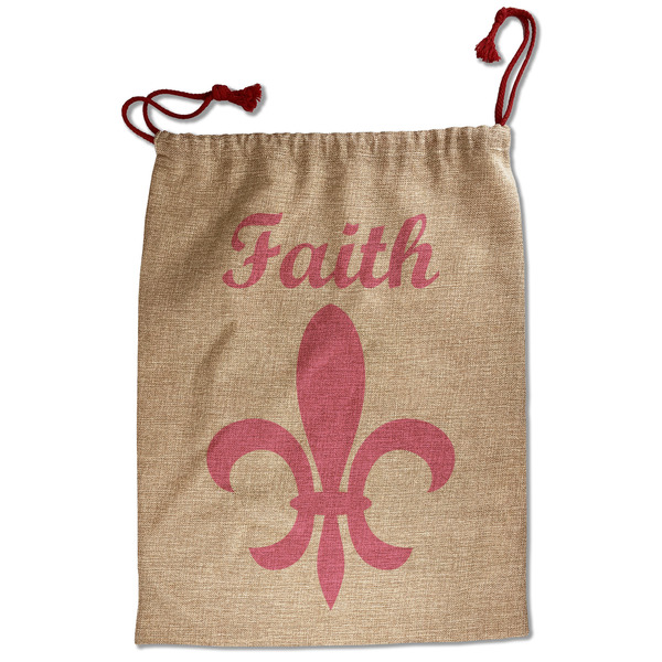 Fleur De Lis Santa Bag - Front