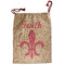 Fleur De Lis Santa Sack - Front (Personalized)