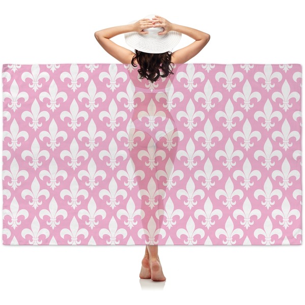 Custom Fleur De Lis Sheer Sarong