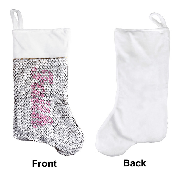 Fleur De Lis Sequin Stocking - Approval