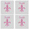 Fleur De Lis Set of 4 Sandstone Coasters - See All 4 View
