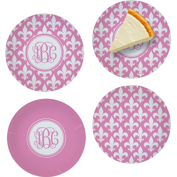 Fleur De Lis Set of Appetizer / Dessert Plates