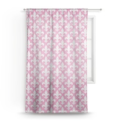 Fleur De Lis Sheer Curtain