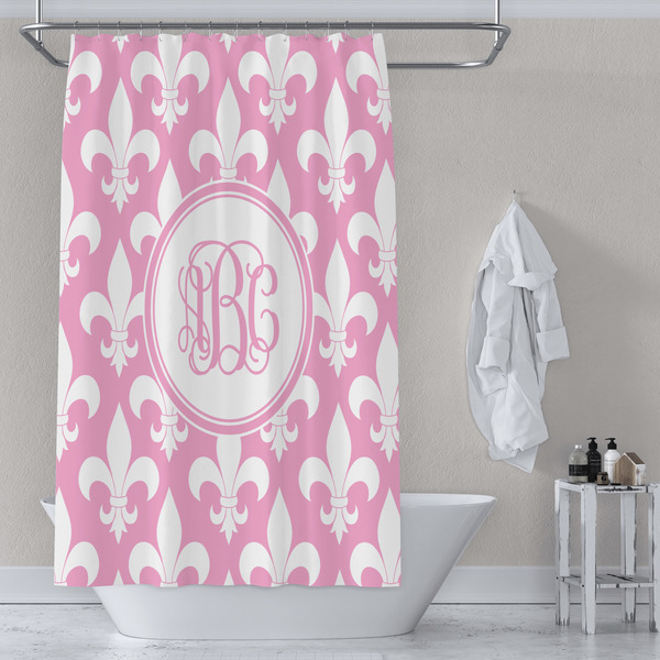 Fleur De Lis Shower Curtain Lifestyle