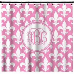 Fleur De Lis Shower Curtain - 69"x70" w/ Monograms