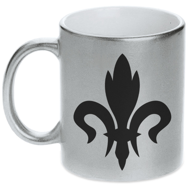 Fleur De Lis Silver Mug - Main