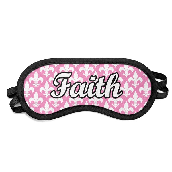 Custom Fleur De Lis Sleeping Eye Mask (Personalized)