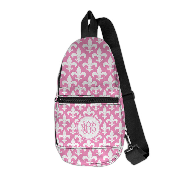 Custom Fleur De Lis Sling Bag (Personalized)