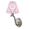 Fleur De Lis Small Chandelier Lamp - LIFESTYLE (on wall lamp)
