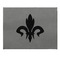 Fleur De Lis Small Engraved Gift Box with Leather Lid - Approval